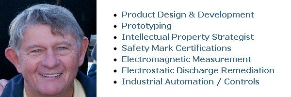 Experienced product design engineer specializing in prototyping, electrical safety, electromagnetic measurement, and industrial automation consulting services.